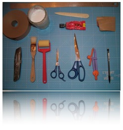 Les outils de base pour cartonner