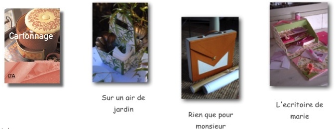 Le Cartonnage — couverture et créations