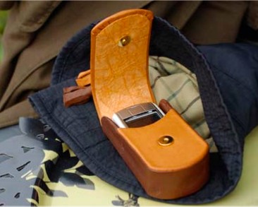 Etui de portable en cuir