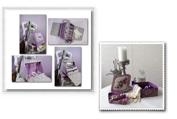 Lady Purple boite et écrin à bijoux